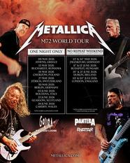 METALLICA A Annonc L tape Europ enne 2026 De Sa Tourn e M72 Avec 