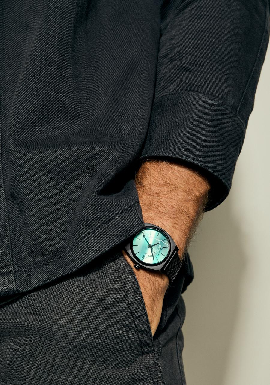 Nixon x Metallica Ride The Lightning Time Teller Watch (GREEN)