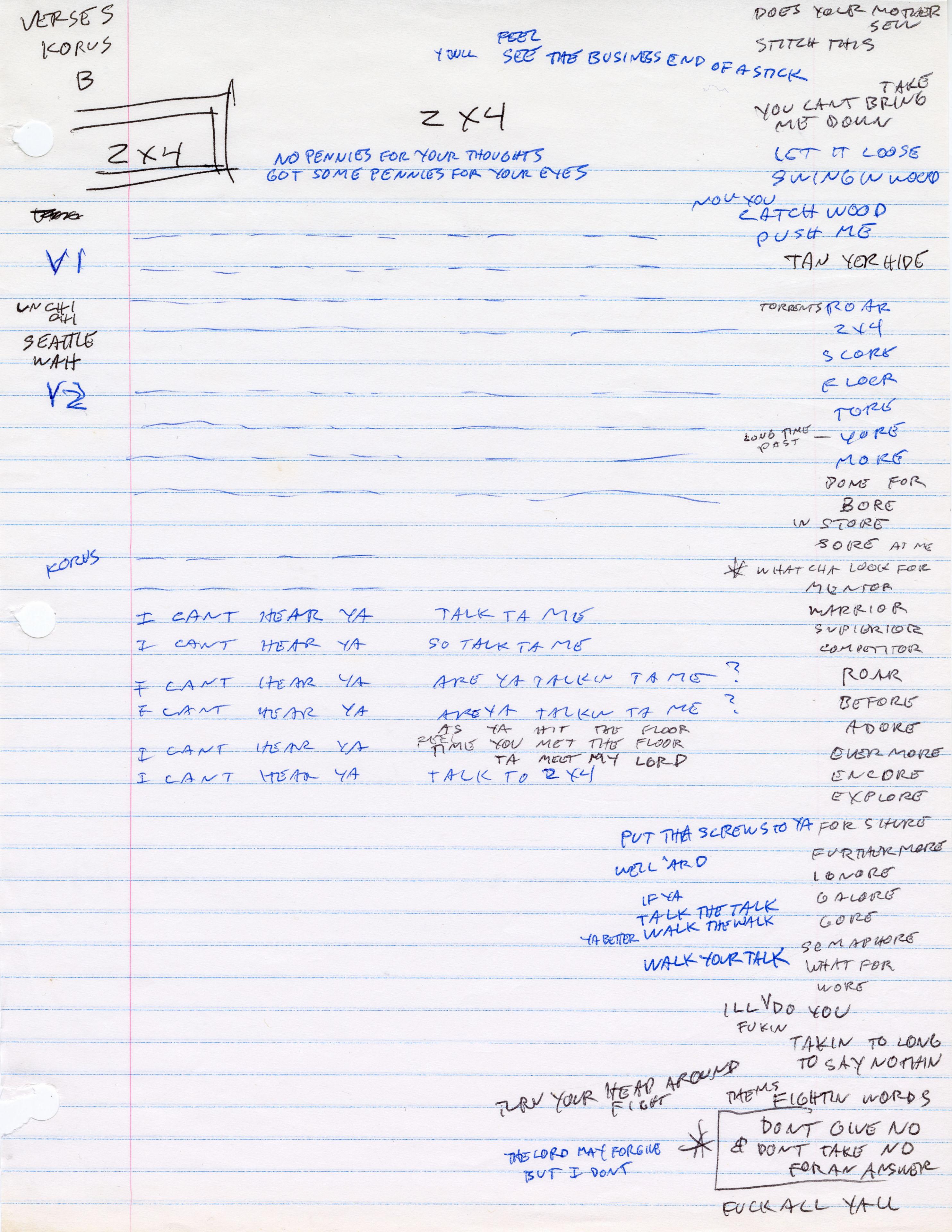 The Metallica Black Box: OverLoad - Writing
