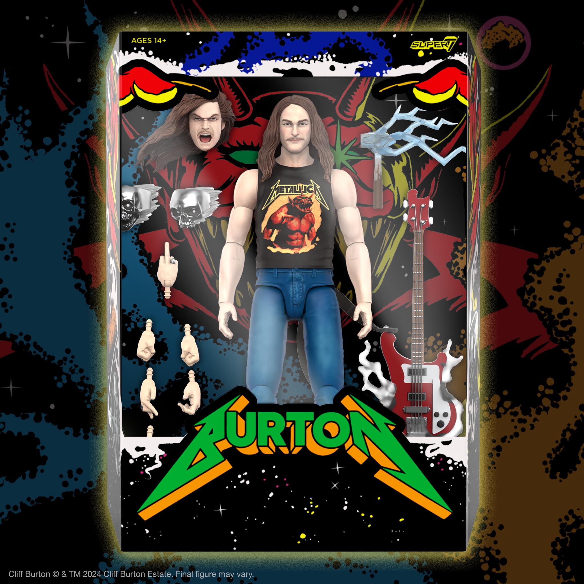 Cliff Burton Ultimates! Action Figure (Superhero Poster)