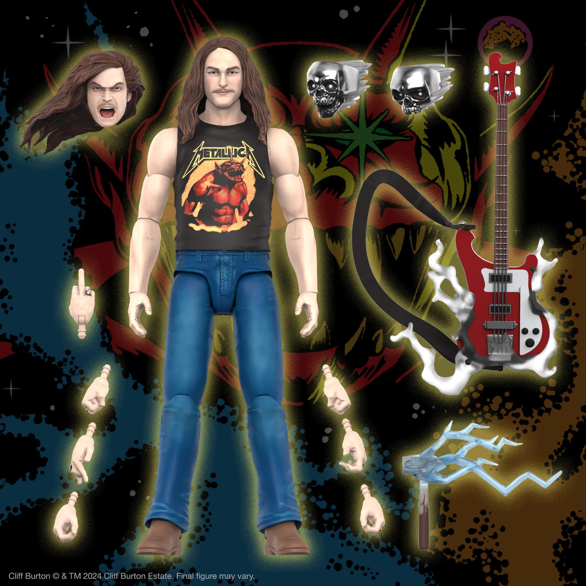 Cliff Burton Ultimates! Action Figure (Superhero Poster)