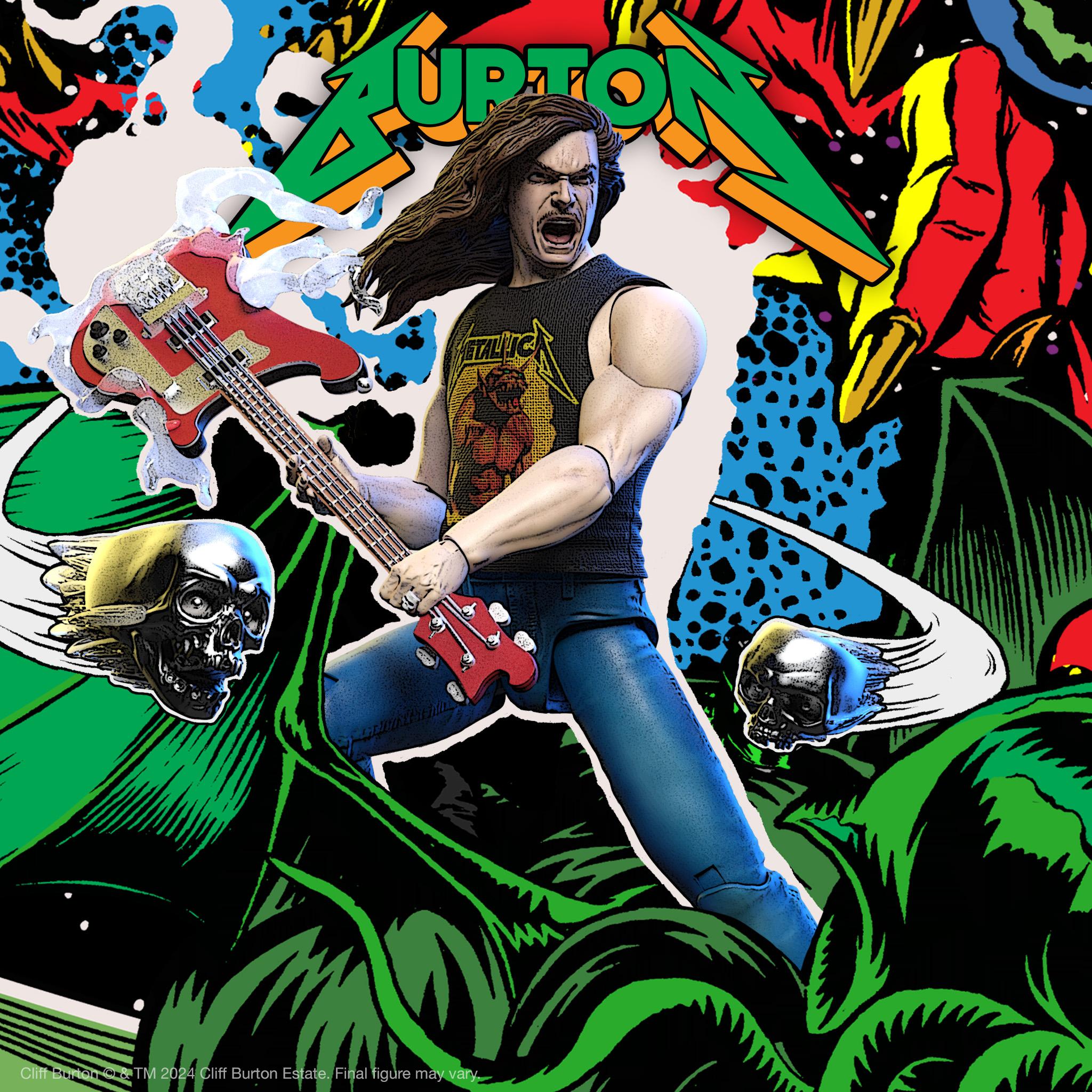 Cliff Burton Ultimates! Action Figure (Superhero Poster)
