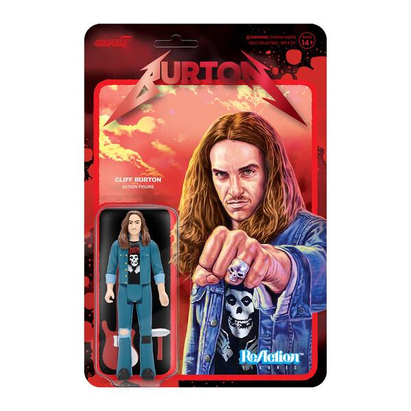 Cliff Burton ReAction Figure Version 2 (Red Bass)