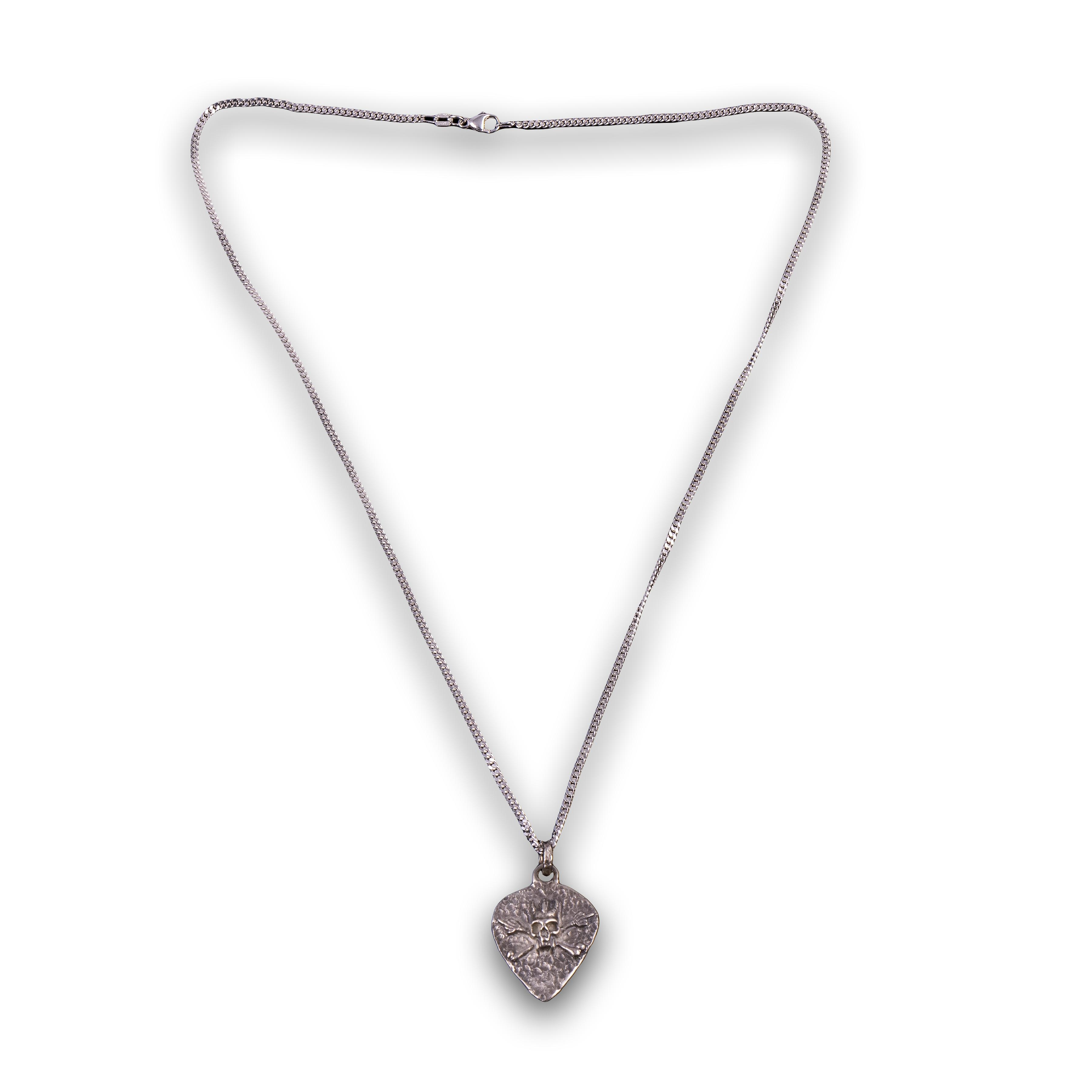 Scary Guy Guitar Pick Necklace