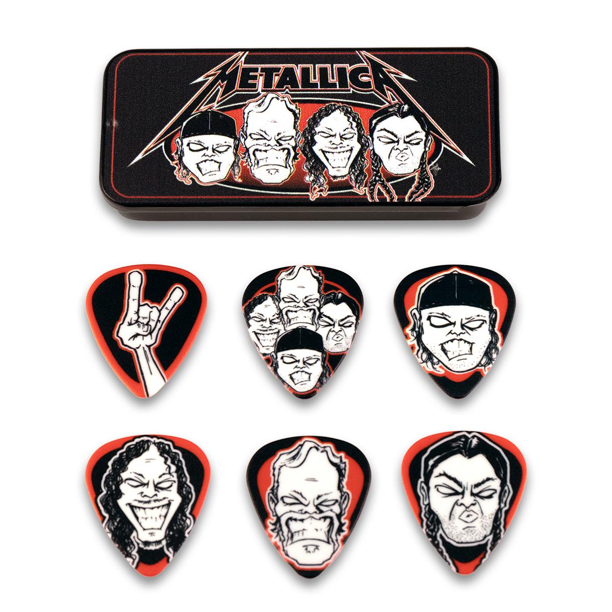 Four Faces Pick Tin