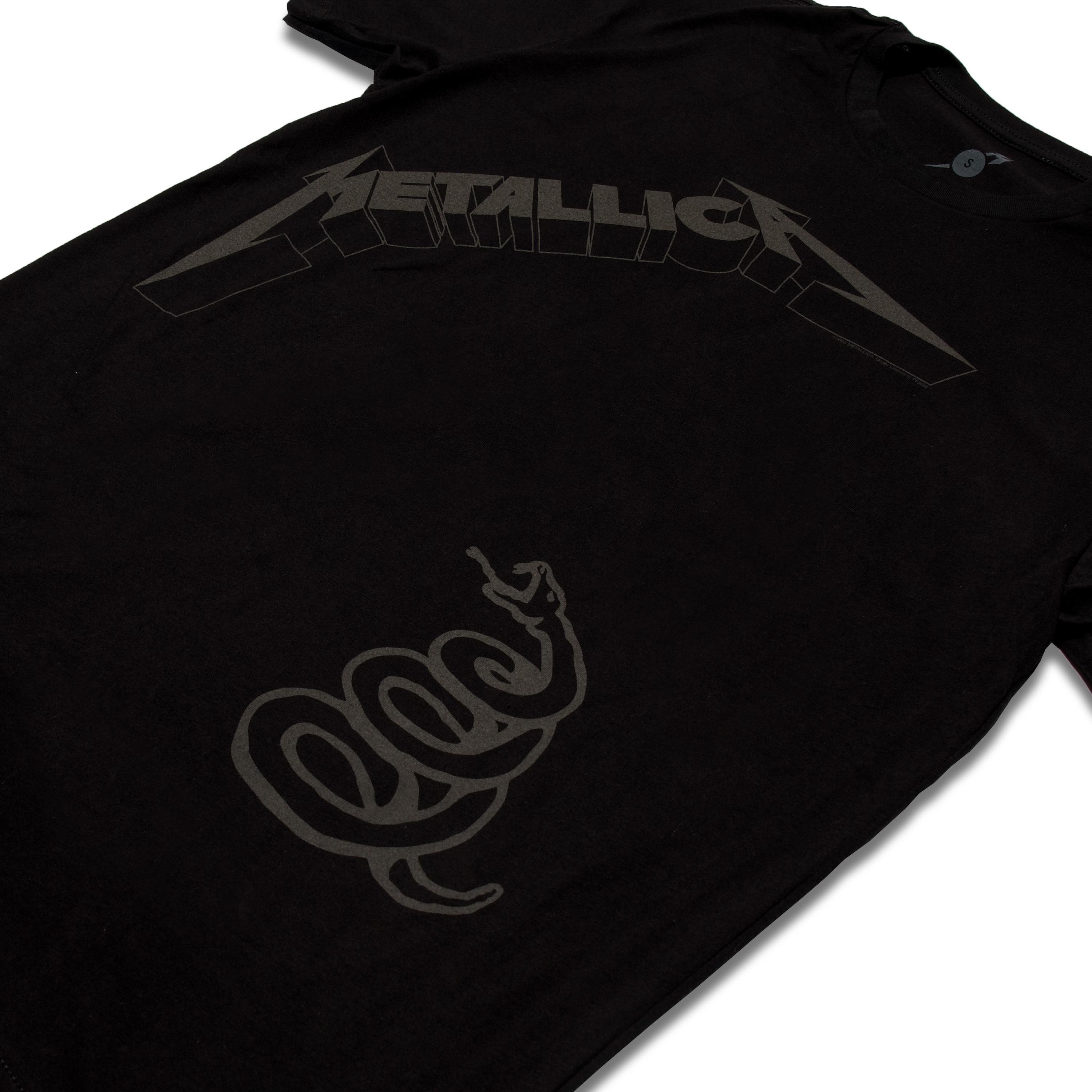 Metallica (The Black Album) Cover T-Shirt - Medium