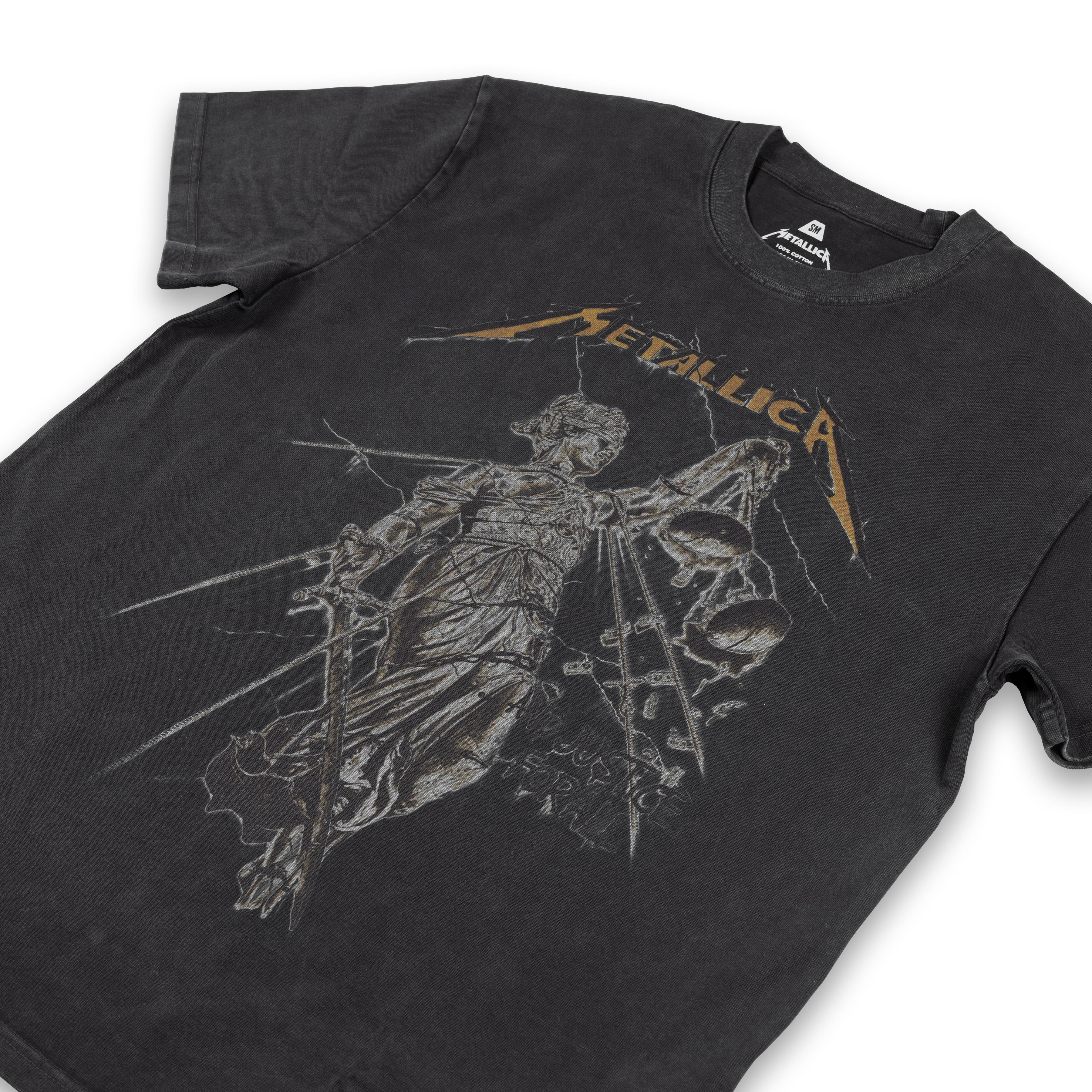 ...And Justice For All Bronze Album Cover T-Shirt