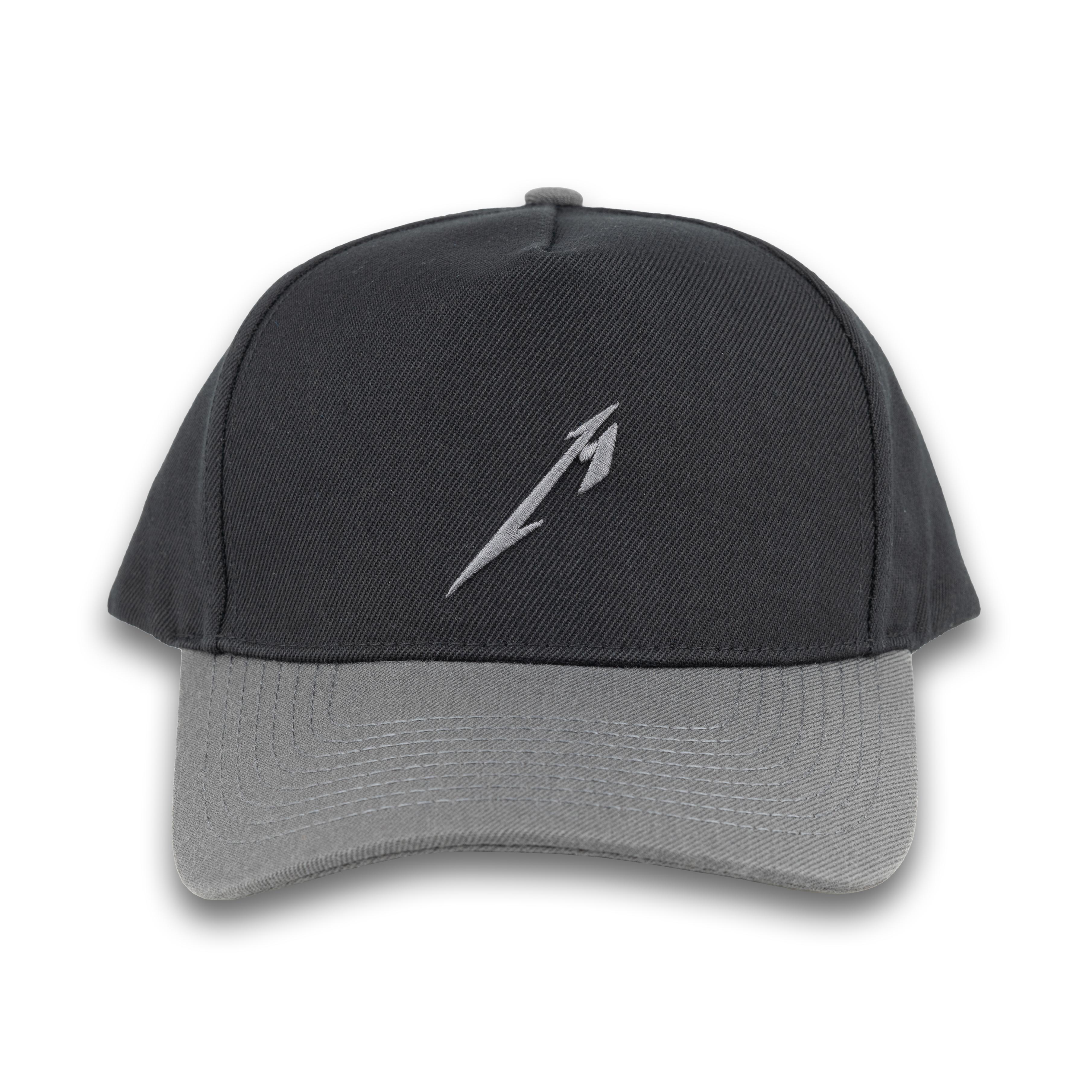 M Logo Snapback Hat (BLK/GRY)