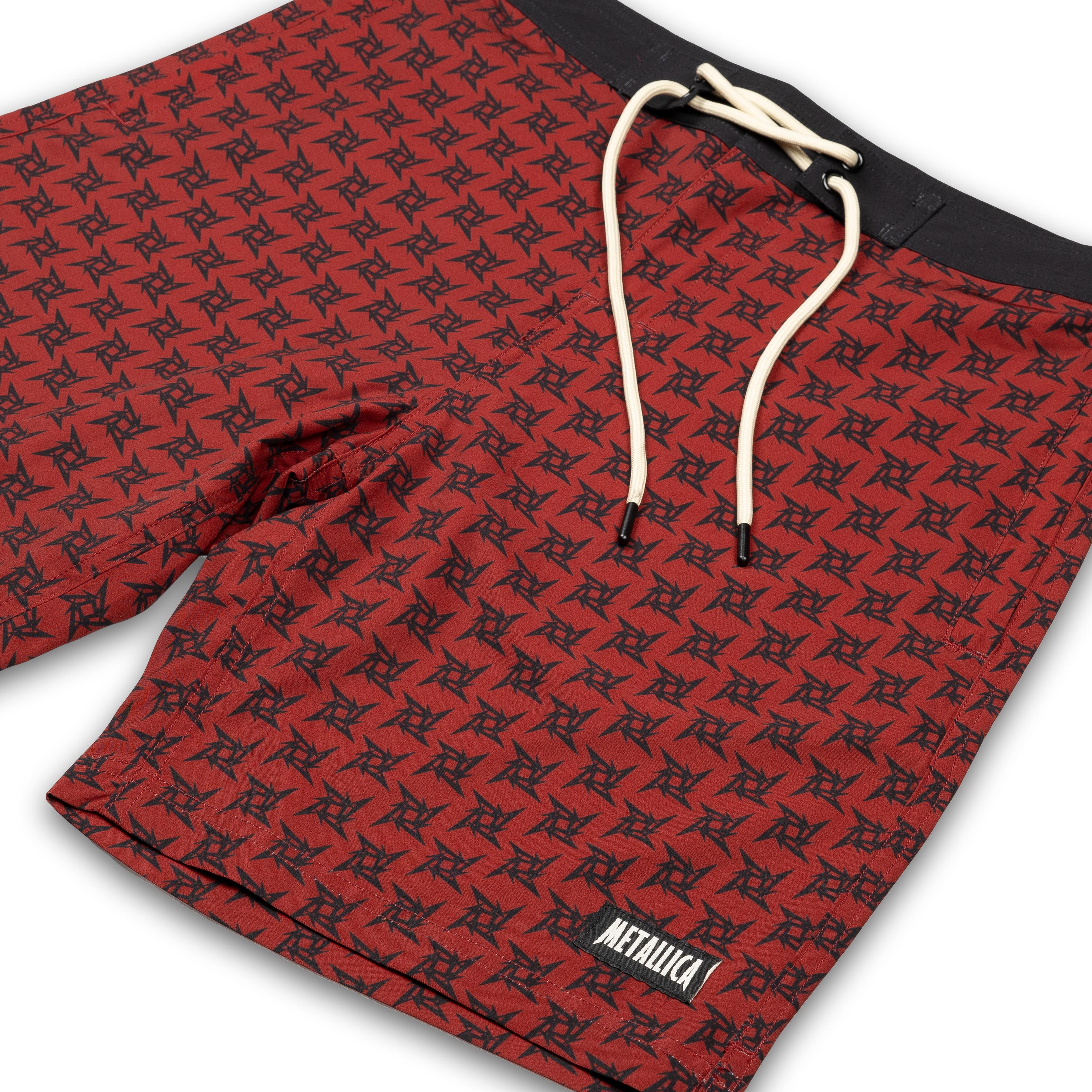Ninja Star Boardshorts (MAROON)
