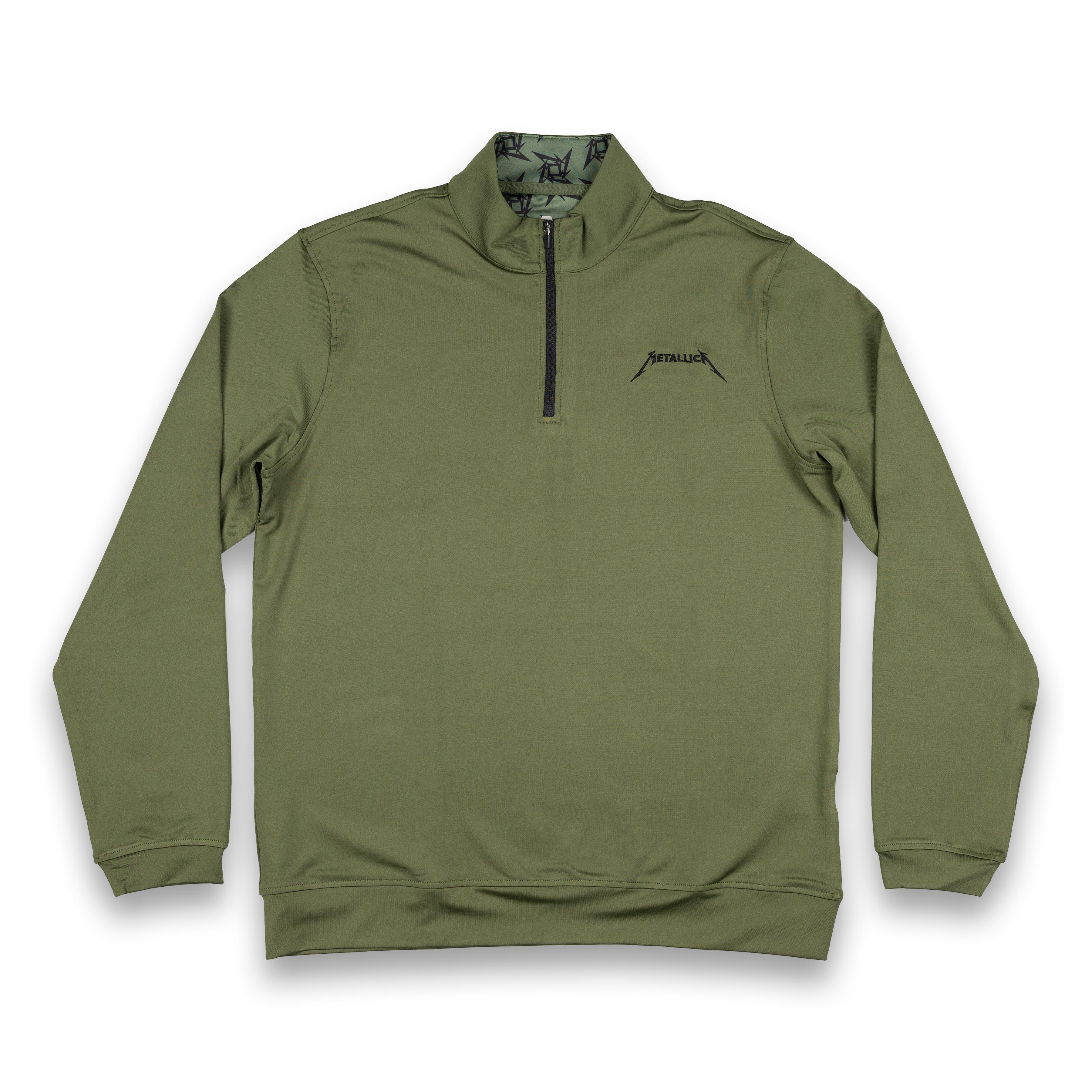 Logo 1/4 Zip Jacket (OLIVE)