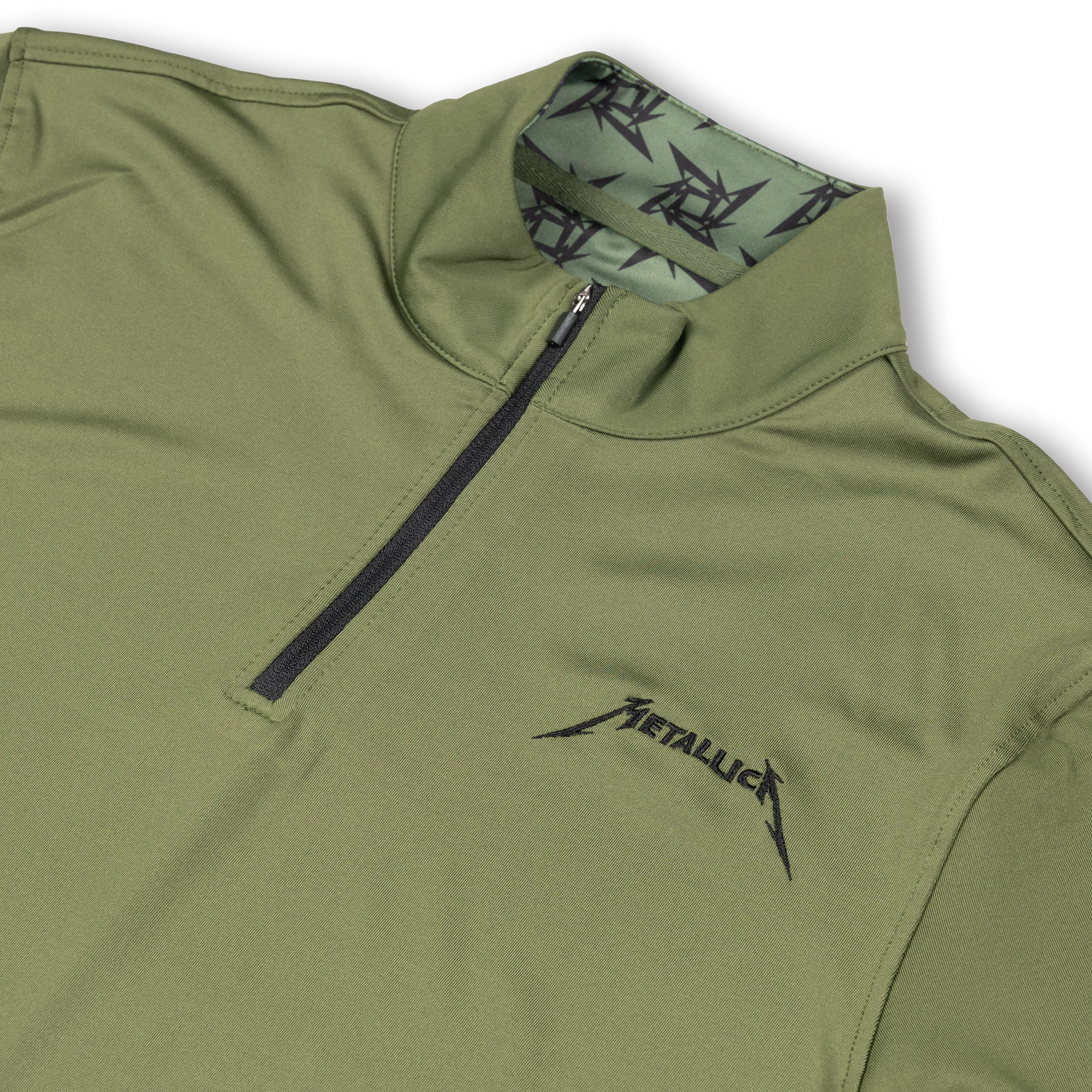 Logo 1/4 Zip Jacket (OLIVE)