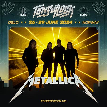 Metallica at Tons of Rock at Ekebergsletta in Oslo, Norway on June 26, 2024
