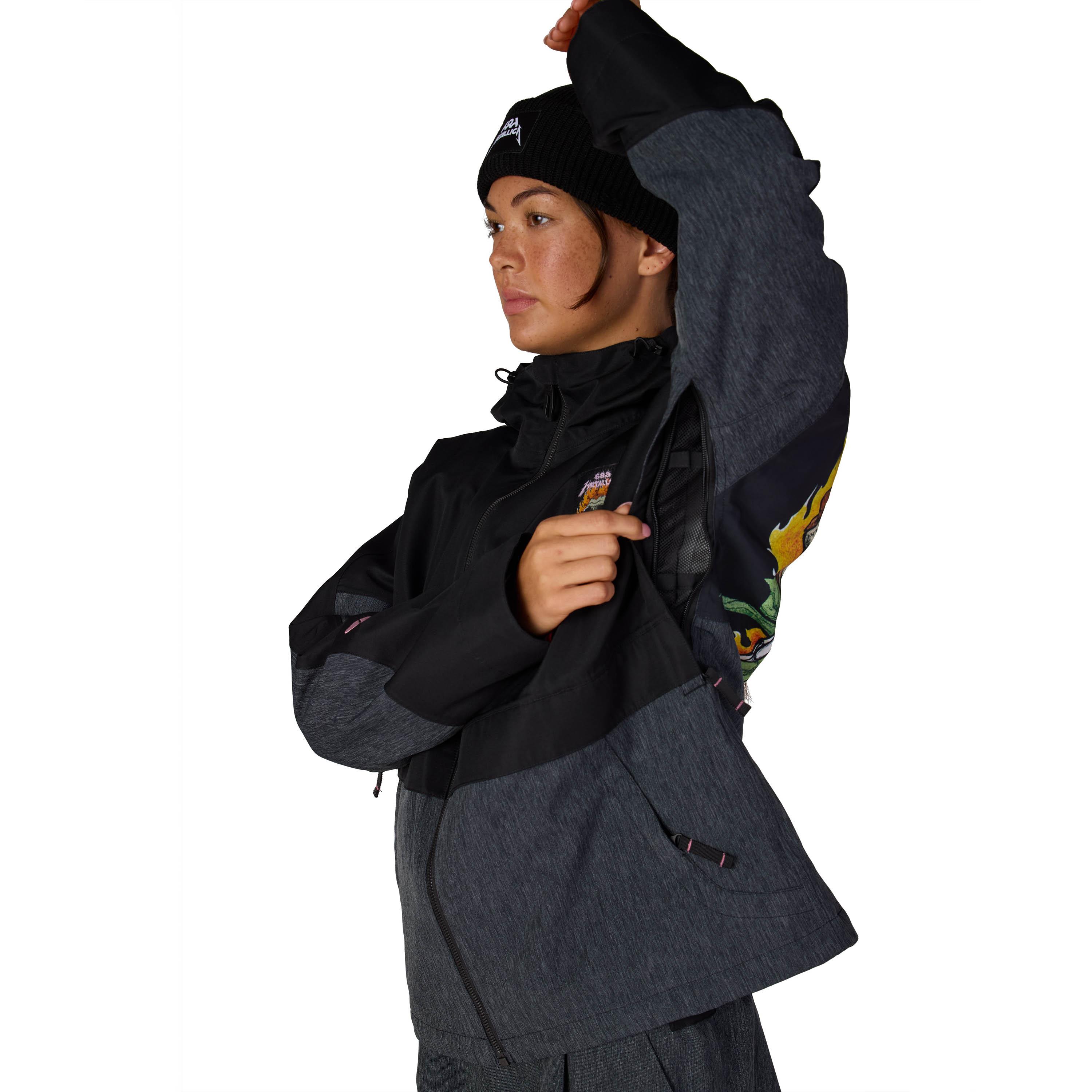 Women's 686 x Metallica Burning Flower Insulated Jacket
