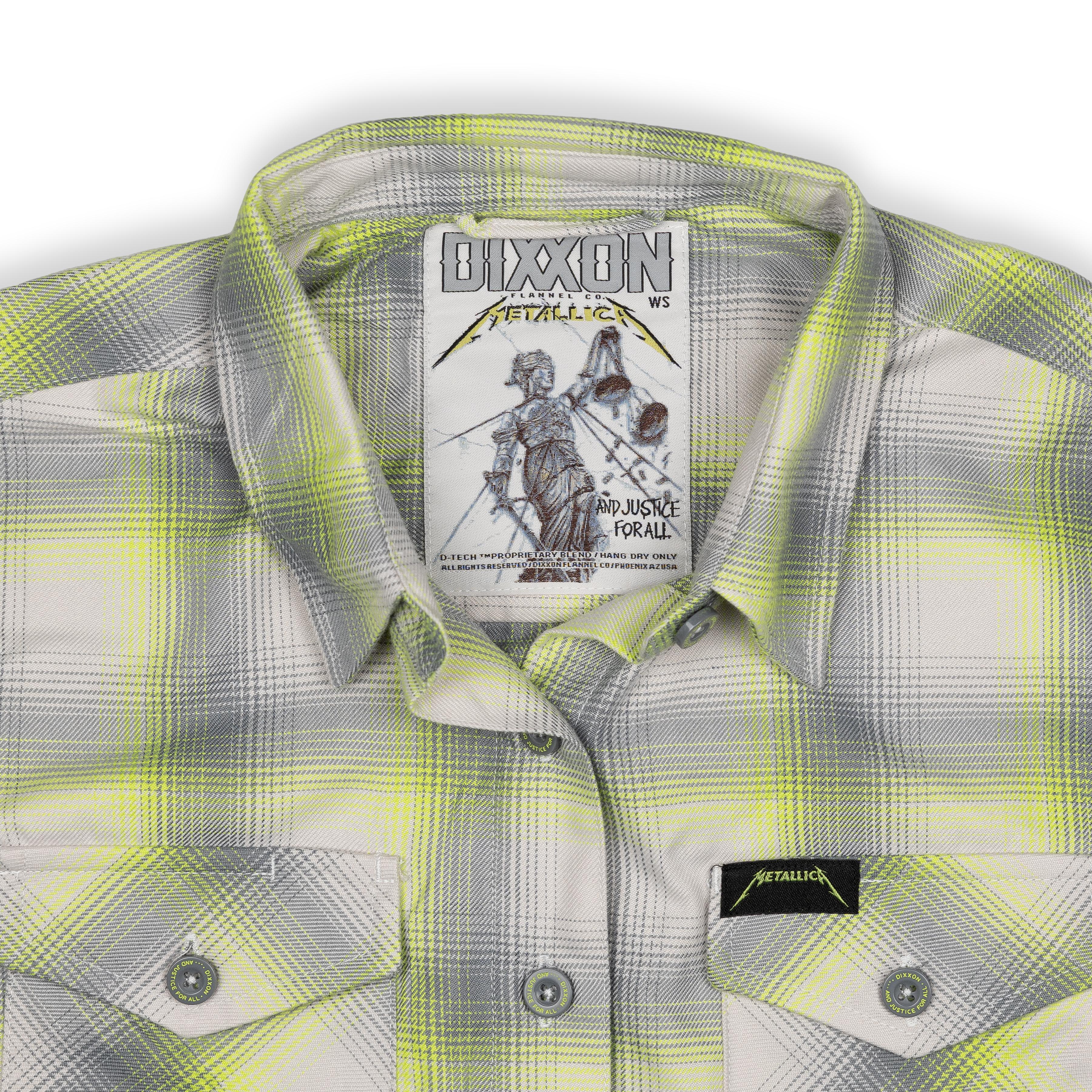 Dixxon x Metallica Women's ...And Justice For All Flannel