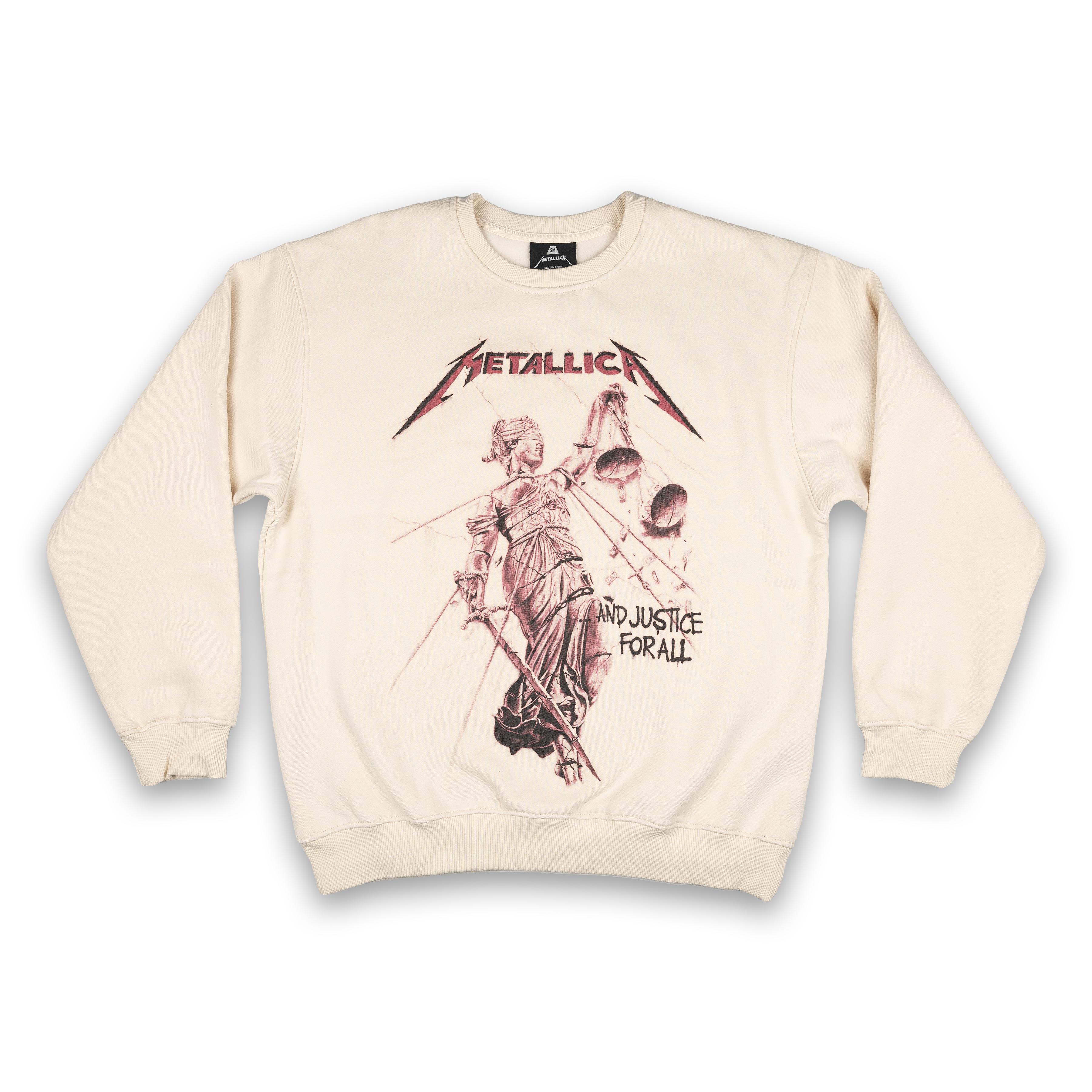 WOMEN's ...And Justice For All Oversized Crewneck Sweatshirt - XL