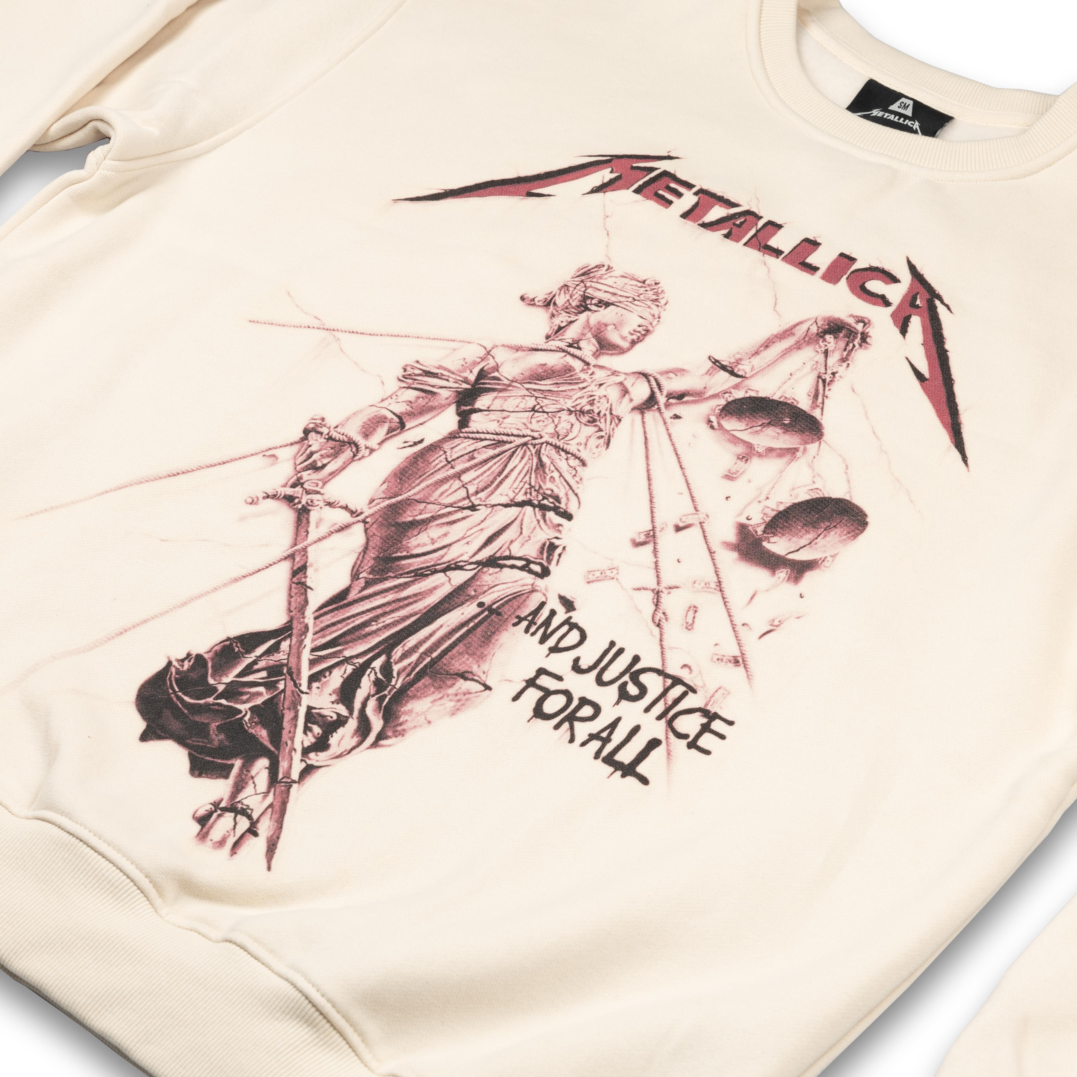 WOMEN's ...And Justice For All Oversized Crewneck Sweatshirt - XL