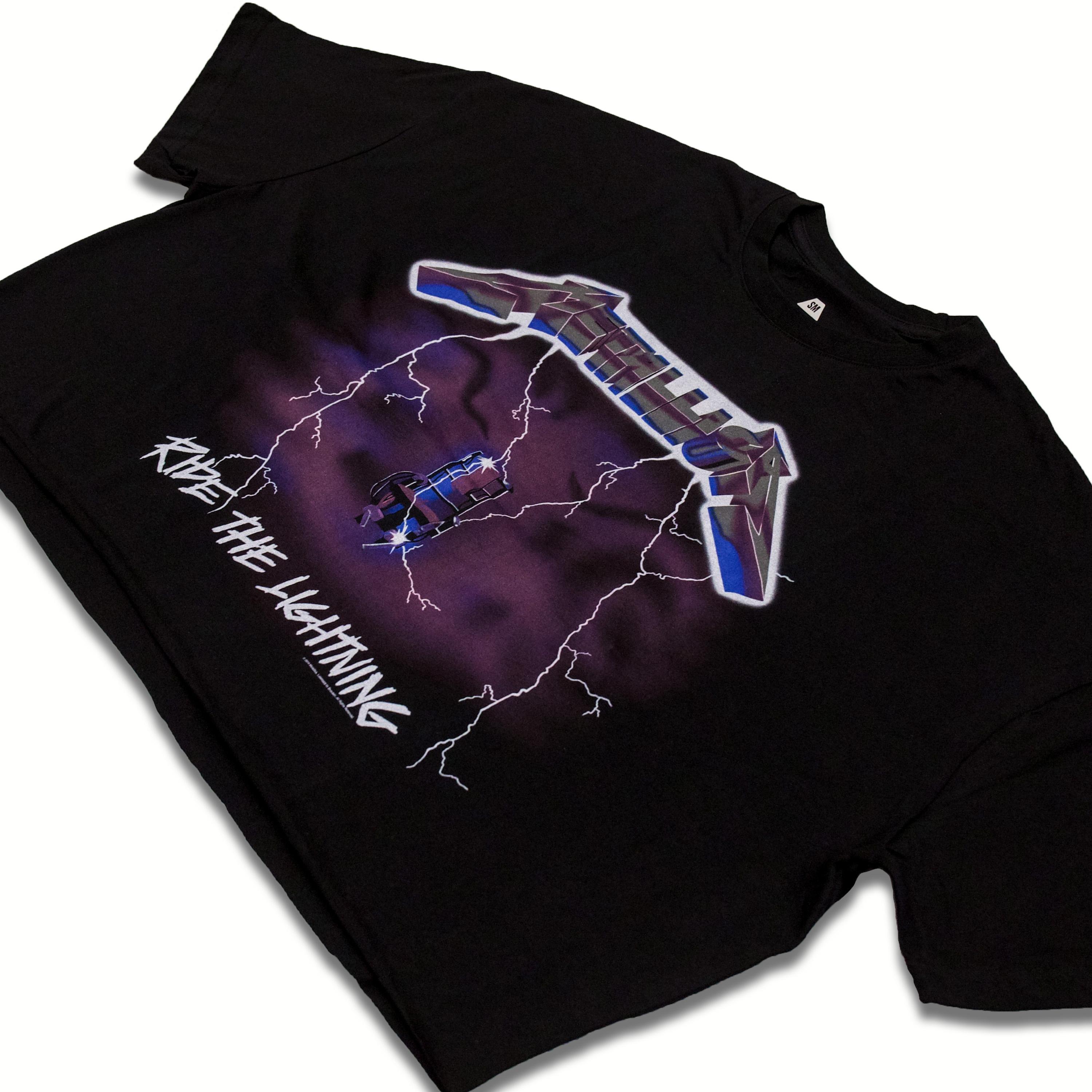 Women's Ride The Lightning Oversized Crop T-Shirt | Metallica.com