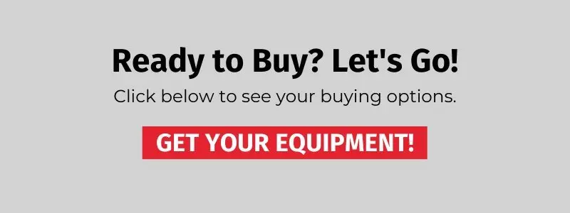 Text reads: "Ready to Buy? Let's Go! Get Your Equipment!" with a clickable red button.