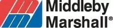 Middleby Marshall logo with stylized red and blue "M" design.