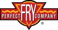 Perfect Fry Company logo with bold red and yellow design.