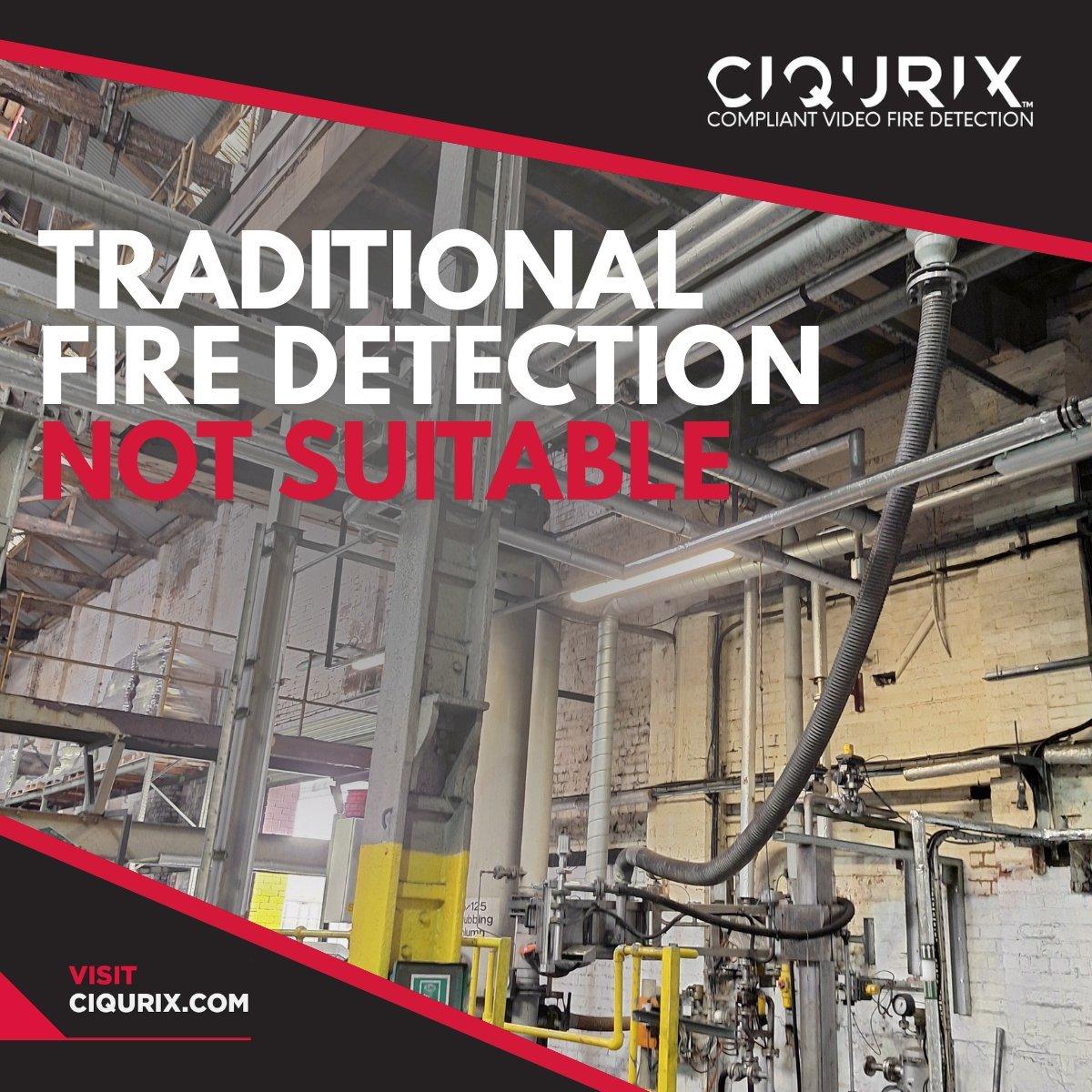 a poster advertising a fire detection system