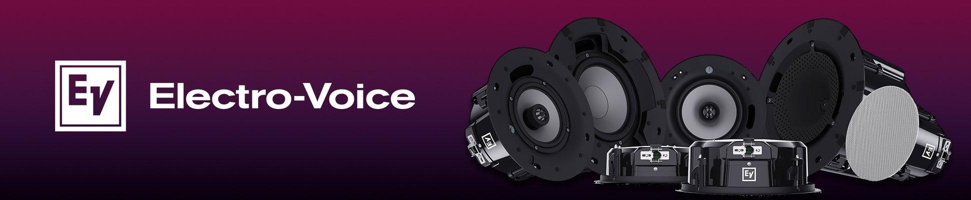 purple with speakers and electro-voice logo