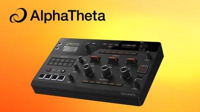 dj player unit with alphateta logo