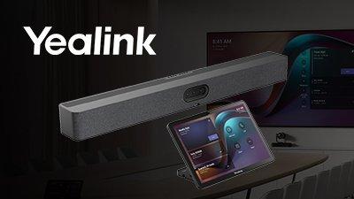 Yealink logo with video conferencing 