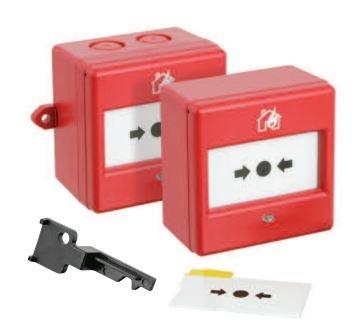 Fire alarm call point range