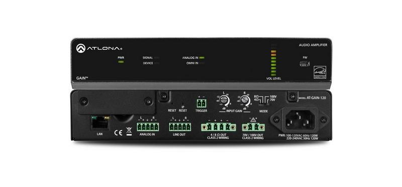Atlona AT-GAIN-120 Stereo / Mono Verstrker 2x60W