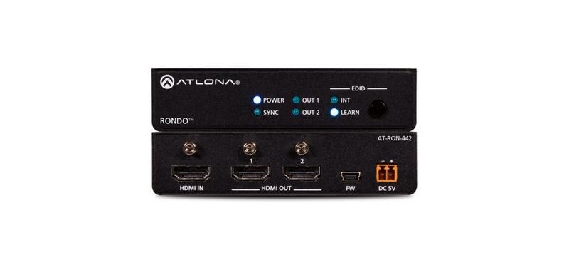 Atlona AT-RON-442 HDMI Splitter, 1 X 2 (HDR)