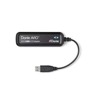 Audinate Dante AVIO USB IO Adapter 2x2 2x2 IN/OUT USB-A <-> Dante