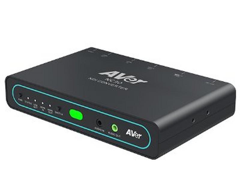 AVer NC30 4K60 NDI HX2/3 Encoder/Decoder with Tally light, and source selection button