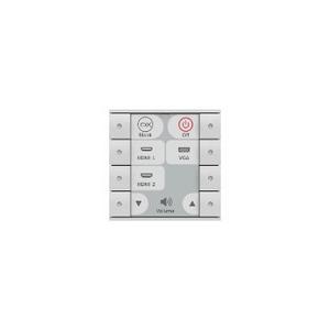 Biamp Impera Echo Plus 8EUB 8-button control pad, LAN, EU, black