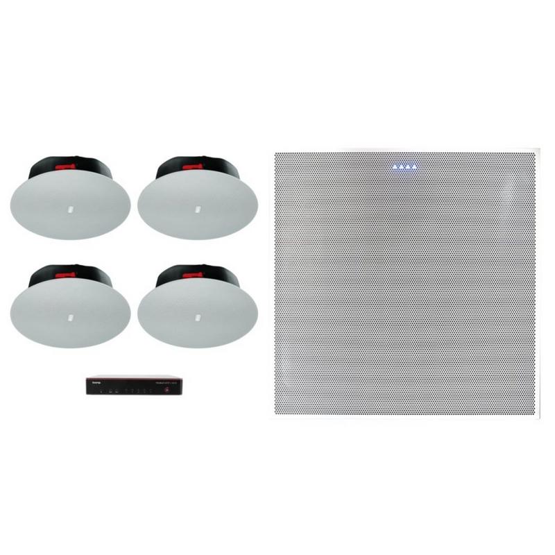 Biamp MRB-L-X1600-BMA360DI-CIC6 Large meeting room bundle w/ 24" BMA