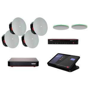 Biamp MRB-L-X400-C-TSC2DIP-T Medium Room Conference Bar Bundle