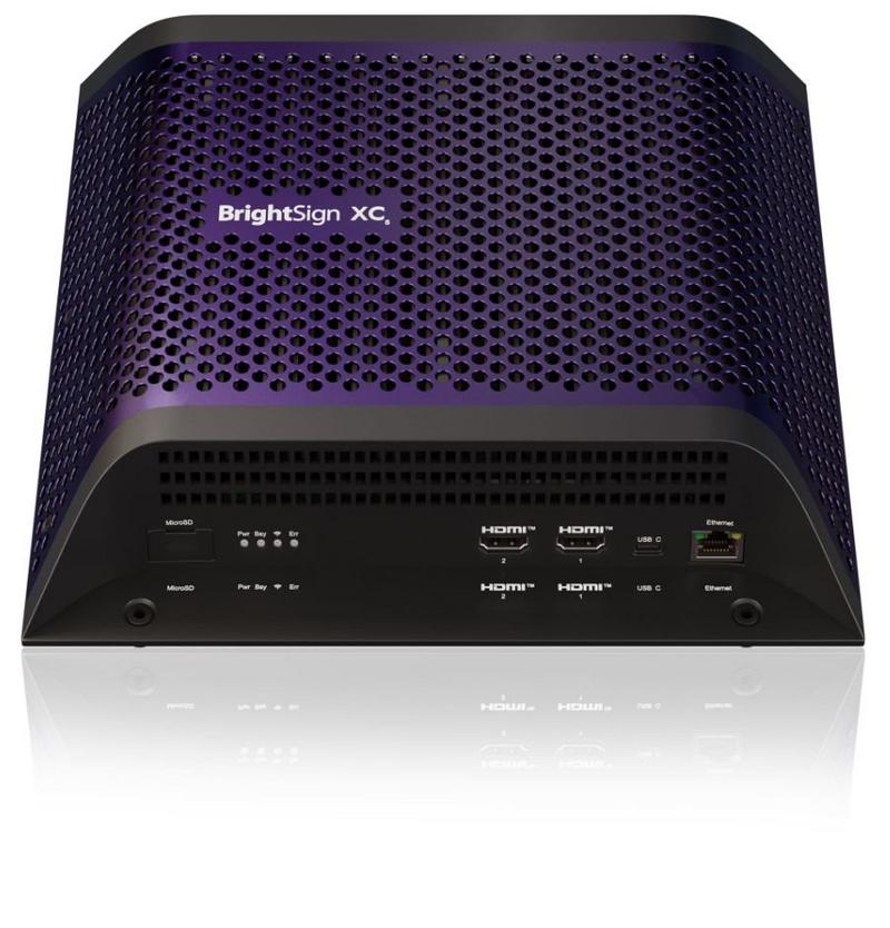 BrightSign XC4055 4K/8K Player,PoE+,interaktiv, 4xHDMI Out