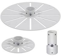 B-Tech AV Mounts SYSTEM V CCTV Ceiling Mount Dome Surveillance Cameras - 1m 38mm Pole