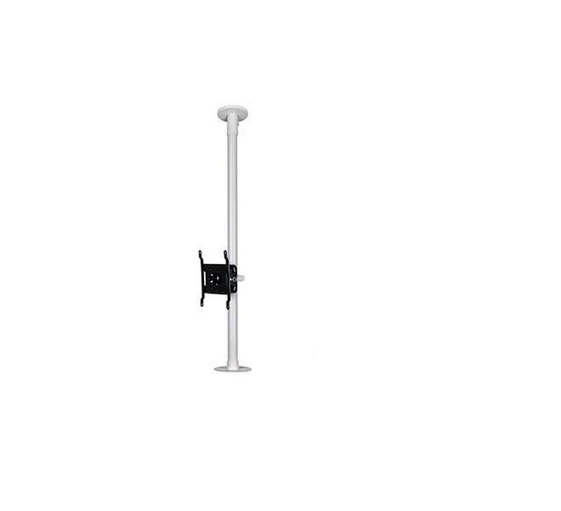 B-Tech AV Mounts SYSTEM V CCTV Ceiling Mount VESA 100 Tilt Screen + Dome Surv. Cam - 2m 38mm