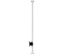 B-Tech AV Mounts SYSTEM V CCTV Ceiling Mount VESA 200 Tilt Screen + Dome Surv. Cam - 1m 38mm