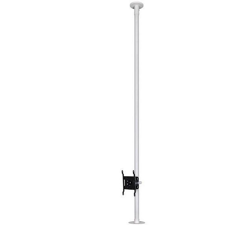 B-Tech AV Mounts SYSTEM V CCTV Ceiling Mount VESA 200 Tilt Screen + Dome Surv. Cam - 1m 38mm