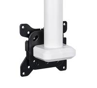 B-Tech AV Mounts SYSTEM V CCTV Ceiling Mount VESA 100 Fixed Displays - 1m 38mm Pole