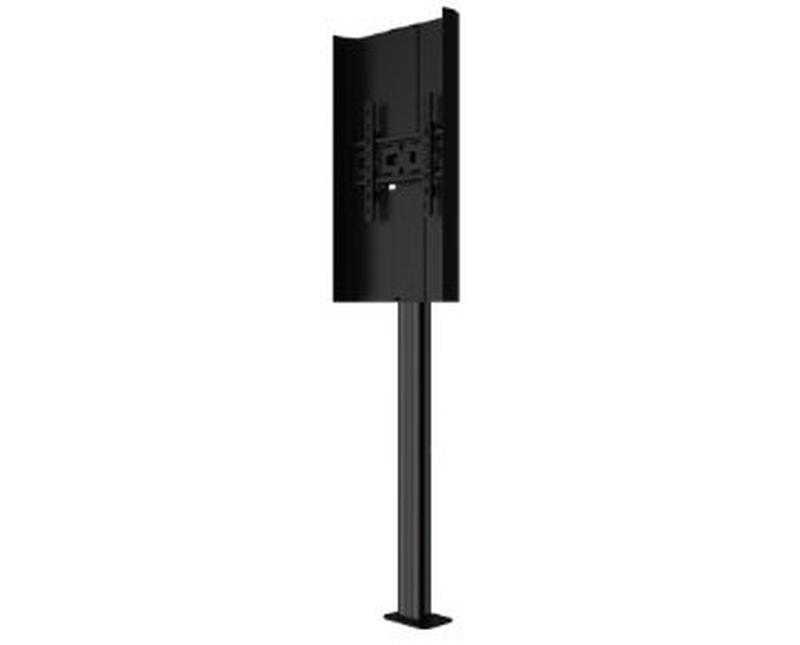 B-Tech AV Mounts Digital Signage Bolt-Down Stand Adjust. Rear Cover for 65" Displays (VESA 600x400)