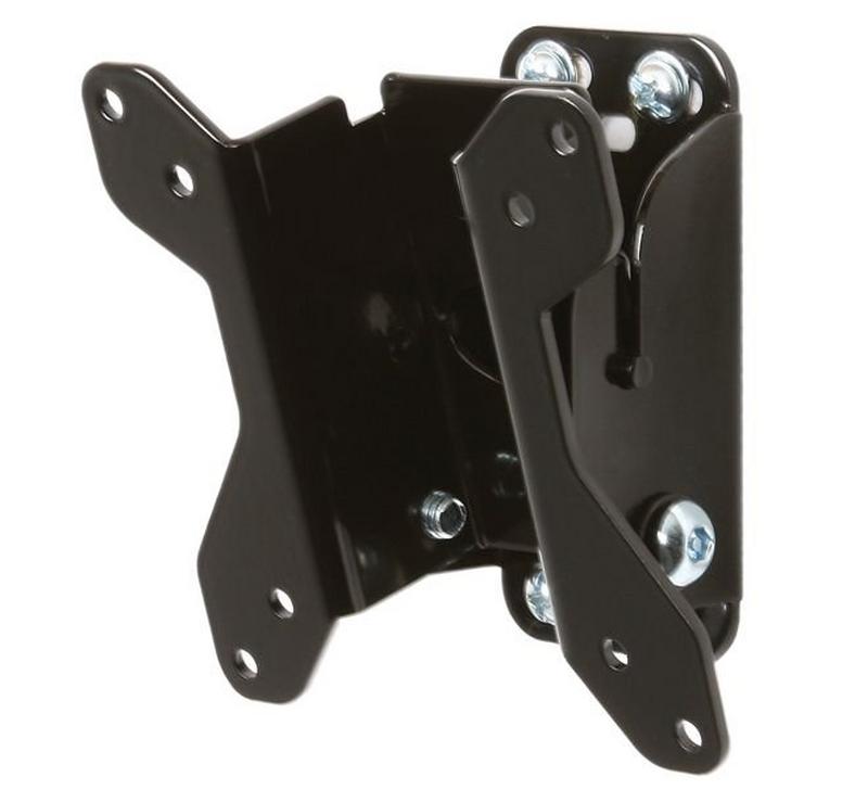 B-Tech AV Mounts Flat Screen Wall Mount with Tilt (VESA 100) Black