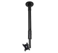 B-Tech AV Mounts Flat Screen Ceiling Desk Mount with Tilt & Swivel (VESA 100) - 1m 50mm Pole