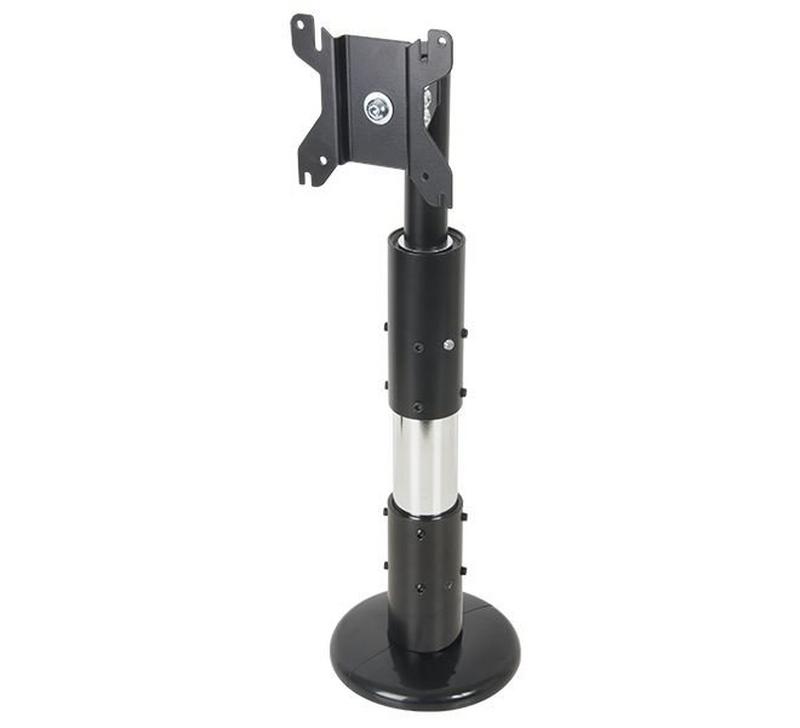 B-Tech AV Mounts Flat Screen Ceiling Desk Mount with Tilt & Swivel (VESA 100) - 2m 50mm Pole