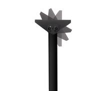B-Tech AV Mounts SYSTEM 2 - Heavy Duty Ceiling/Wall Mount with Tilt for 50mm Poles, Blck