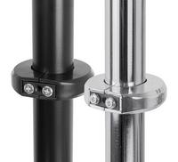 B-Tech AV Mounts SYSTEM 2 - Two-Piece Accessory Collar for 50mm Poles,  Black