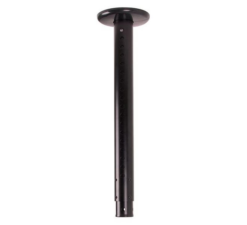 B-Tech AV Mounts SYSTEM 2 - Ceiling Mnt with 50mm Adjustable Extension Pole - 0.6m to 1m Pole, Black