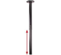 B-Tech AV Mounts SYSTEM 2 - Ceiling Mnt with 50mm Adjustable Extension Pole - 0.6m to 1m Pole, Black
